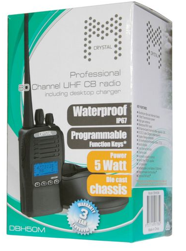 Crystal Handheld UHF CB Radio 5W - IP67 - Image 2