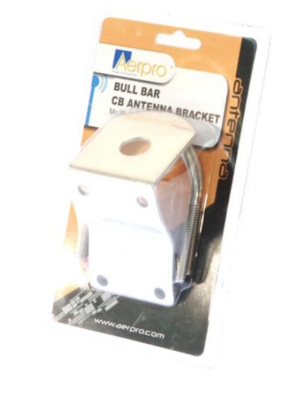 Stainless Steel Universal Bullbar Mount UHF Antenna Bracket - Image 2